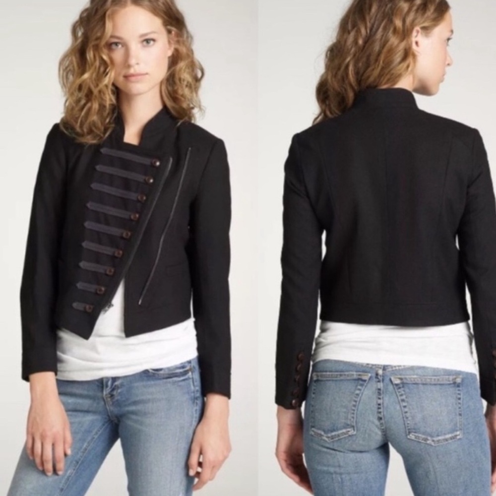 J. Crew Black Majorette Wool Jacket 2 $228